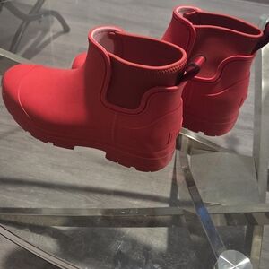 Women UGG Red Ankle Boots